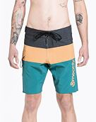 Pánske plavky Meatfly Mitch Boardshorts 21", Snake Green / Camel