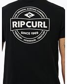 Pánske tričko Rip Curl Staple, Black