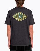 Pánske tričko Volcom Voboxed Hth, Heather Black