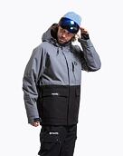 Pánska SNB & SKI bunda Meatfly Vertigo, Dark Grey / Black
