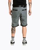 Pánske kraťasy Meatfly Barry 2.0, Grey / Black Ripstop