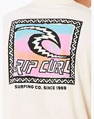 Pánske tričko Rip Curl Raw Energy Trad, Bone