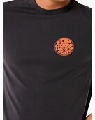 Pánske tričko Rip Curl Wettie Icon, Washed Black