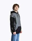 Unisex mikina Meatfly Fry, Black / Grey
