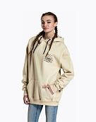 Unisex mikina Meatfly Fry, Skull Beige